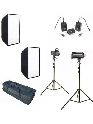 Menik GM500w Soft Box Flash Kit B